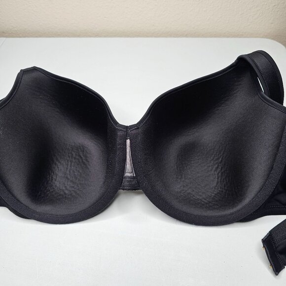 Thirdlove 34G Black 24/7 Perfect Coverage Bra Lightly Lined Underwire T Shirt - Picture 6 of 8